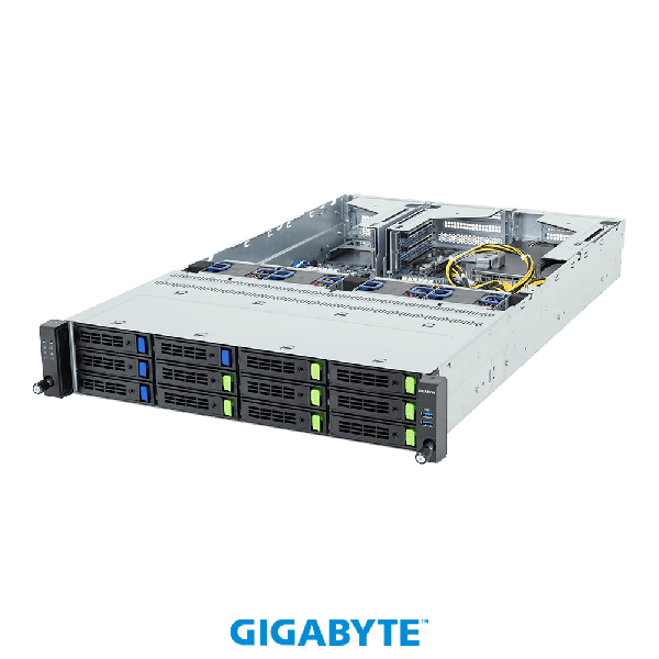 Gigabyte R263-Z38-AAL1 2U AMD EPYC 9005/9004 Server 12x3.5/2.5" (6NR263Z38DR000ACL1)