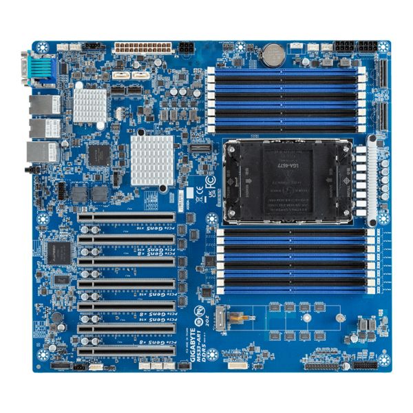 GIGABYTE MS33-AR1 moederbord Intel C741 LGA 4677 (Socket E) Verlengd ATX (9MS33AR1MR-000) GIGABYTE MS33-AR1 moederbord Intel C741 LGA 4677 (Socket E) Verlengd ATX (9MS33AR1MR-000)