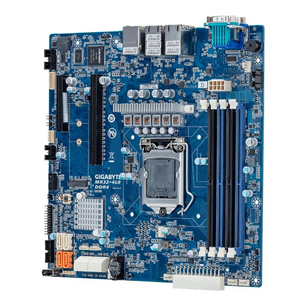 GIGABYTE MX32-4L0 Intel C246 LGA 1151 (Socket H4) ATX (9MX324L0MR-00) GIGABYTE MX32-4L0 Intel C246 LGA 1151 (Socket H4) ATX (9MX324L0MR-00)