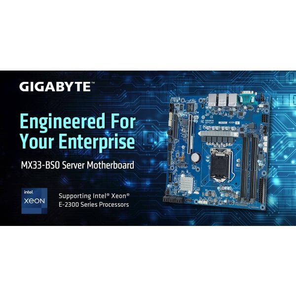 Gigabyte MX33-BS0 Server Motherboard (9MX33BS0MR-00)