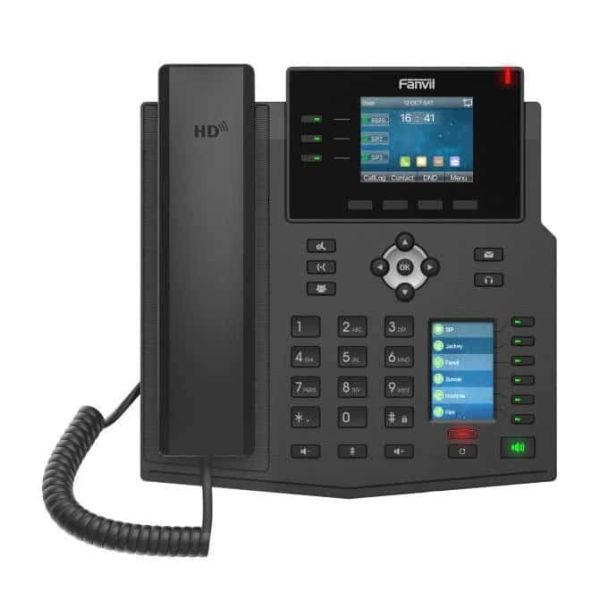 Grandstream Networks Fanvil X4U SIP telefon 2,8bar.disp.+ 2,4 disp., 12SIP, 3link.tl., 30DSS tl., dual Gbit (X4U)