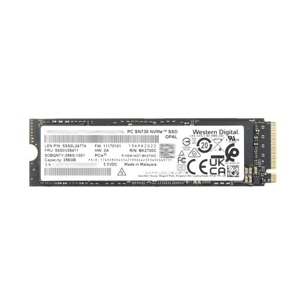 Lenovo SSD 256GB M.2 2280 PCIe 3.0 OPAL (5SS0V26411 BULK)