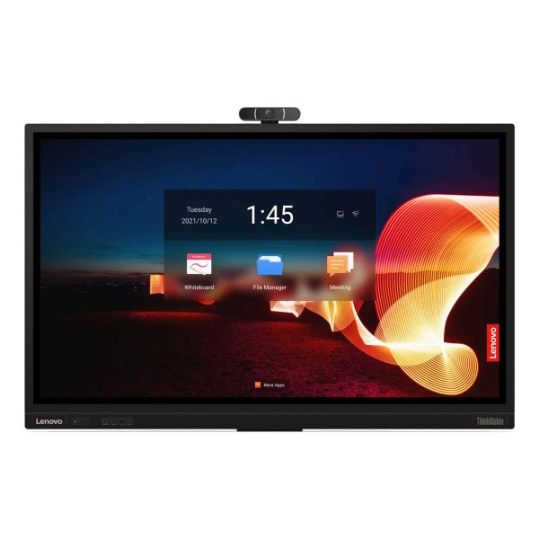 Lenovo ThinkVision T65 computer monitor 165,1 cm (65") 3840 x 2160 Pixels 4K Ultra HD LED Touchscreen Zwart (62F2WN1CEK)