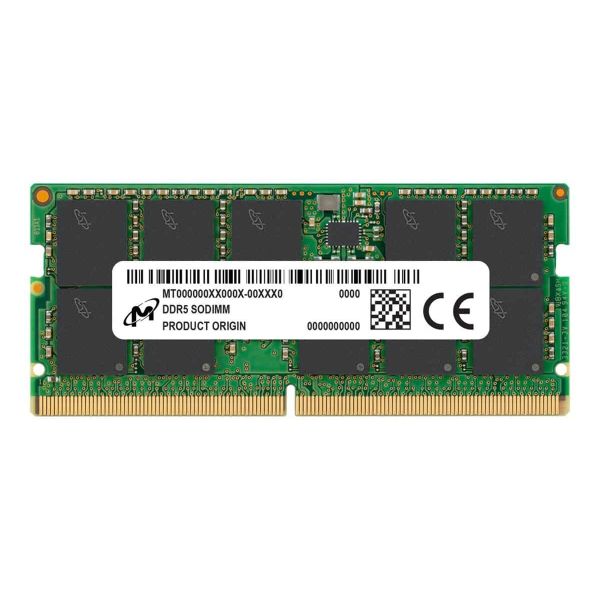 Micron DDR5 ECC SODIMM 32GB 2Rx8 4800 (MTC20C2085S1TC48BA1R)
