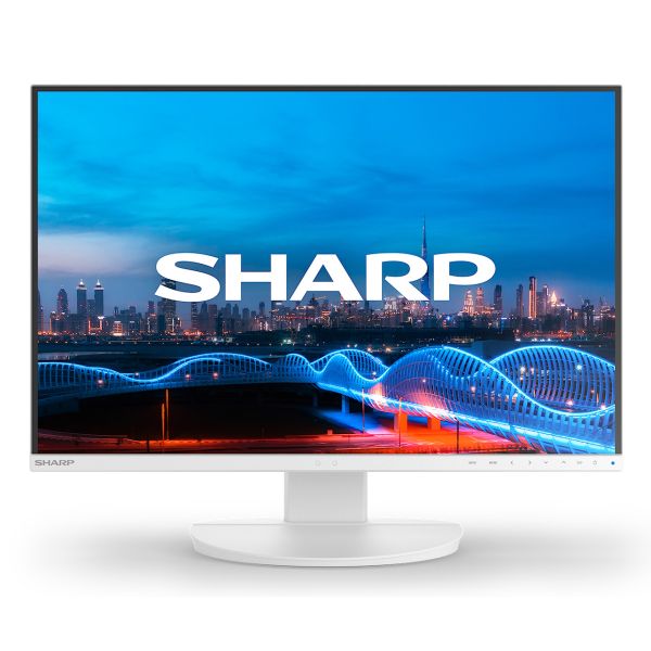 Sharp MultiSync EA241W computer monitor 61 cm (24") 1920 x 1200 Pixels Full HD LCD Wit (DDEA241WW)