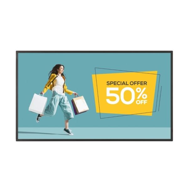 Sharp PN-HY431 Digitale signage flatscreen 109,2 cm (43") TFT 500 cd/m² 4K Ultra HD Zwart 24/7 (PNHY431)