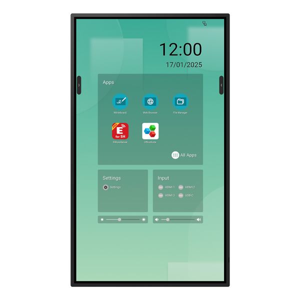 Sharp LM551 Interactief flatscreen 139,7 cm (55") LED Wifi 500 cd/m² 4K Ultra HD Zwart Touchscreen Type processor Android 14 18/7 (PNLM551)