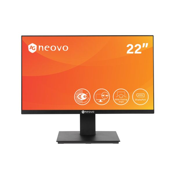 AG Neovo LA-2202 computer monitor 54,6 cm (21.5") 1920 x 1080 Pixels Full HD LCD Zwart (LA222A11E0100)