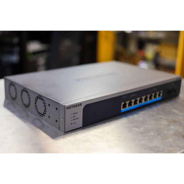NETGEAR MS510TXUP netwerk-switch Managed L2/L3/L4 10G Ethernet (100/1000/10000) Power over Ethernet (PoE) Grijs, Blauw (MS510TXUP)