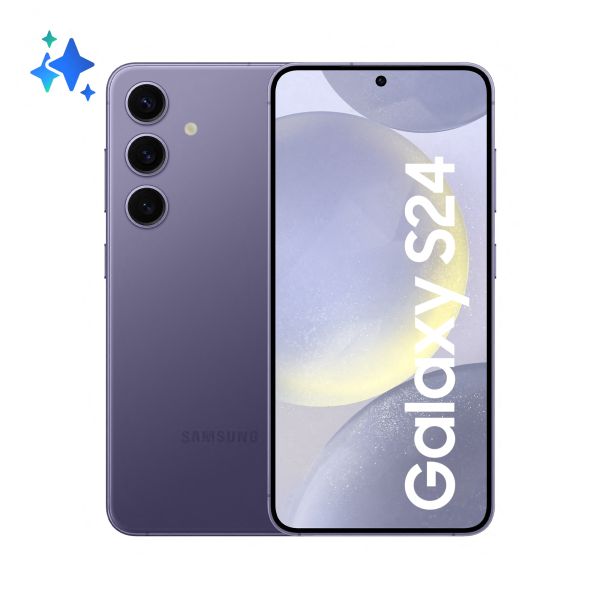 Samsung Galaxy S24 15,8 cm (6.2") Dual SIM 5G USB Type-C 8 GB 256 GB 4000 mAh Violet (SM-S921BZVGEUE)