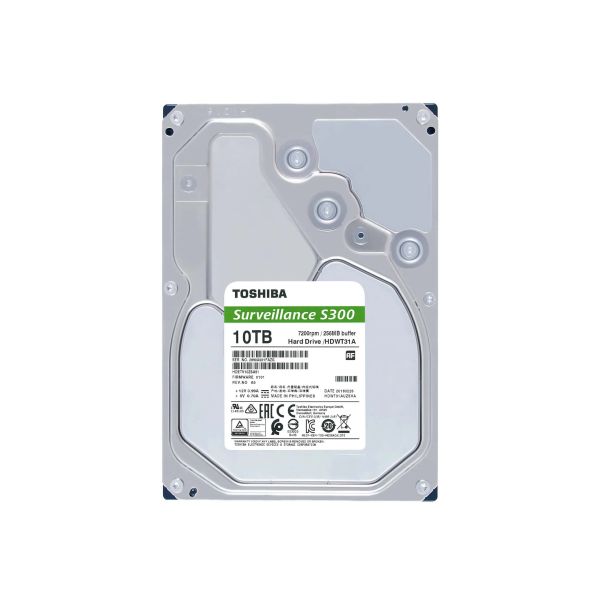 Toshiba S300 Surveillance 10TB Hard Drive (HDWT31AUZSVA)