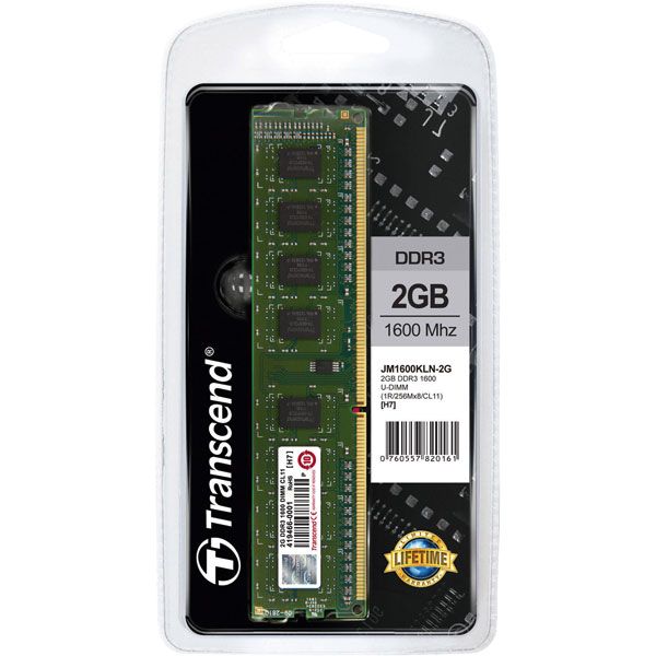 Transcend JetRAM DDR3 2GB 1600MHz (JM1600KLN-2G)