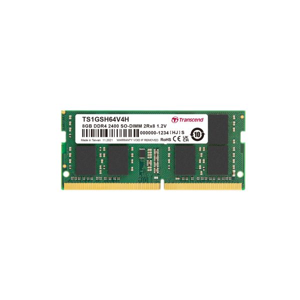 Transcend DDR4 SO-DIMM 8GB 2400MHz CL17 (TS1GSH64V4H)