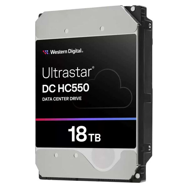 Western Digital WD Ultrastar DC HC550 WUH721818AL5204 - Pevný disk - 18 TB - interní - 3.5 - SAS 12Gb/s - (0F38353)
