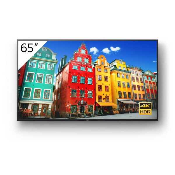 Sony FW-65BZ30J/TM beeldkrant Digitale signage flatscreen 165,1 cm (65") IPS Wifi 440 cd/m² 4K Ultra HD Zwart Type processor Android 10 (FW-65BZ30J/TM)