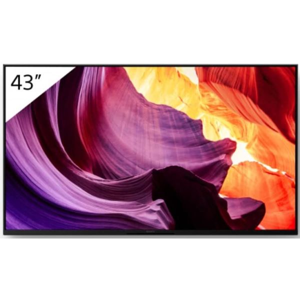 Sony FWD-43X80K beeldkrant 109,2 cm (43") LCD Wifi 450 cd/m² 4K Ultra HD Zwart Android 10 (FWD-43X80K)