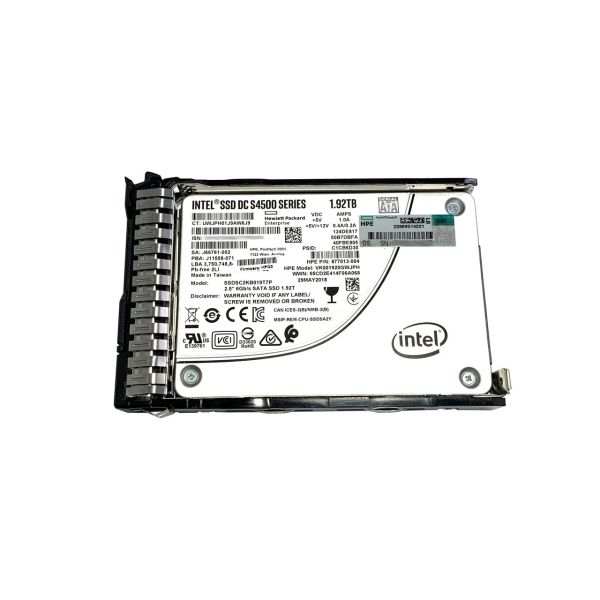 HP Intel SSD DC S4500 1.92TB SATA (868826-B21)
