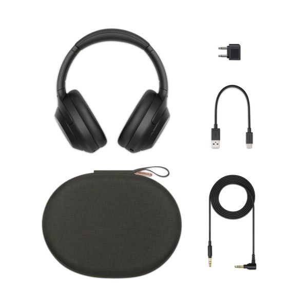 Sony WH-1000XM4 Hoofdtelefoons Draadloos Hoofdband Oproepen/muziek USB Type-C Bluetooth Zwart (WH1000XM4B.CE7)