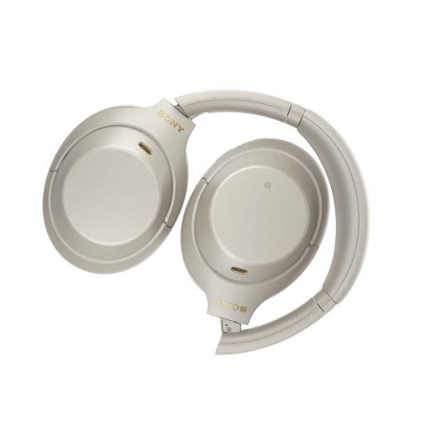 Sony WH-1000XM4 Headset Bedraad en draadloos Hoofdband Oproepen/muziek USB Type-C Bluetooth Zilver (WH1000XM4S.CE7)