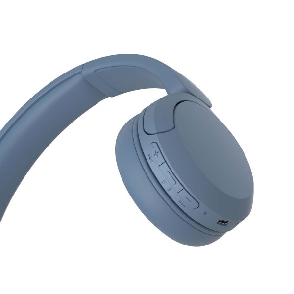Sony WH-CH520 Headset Draadloos Hoofdband Oproepen/muziek USB Type-C Bluetooth Blauw (WHCH520L.CE7)
