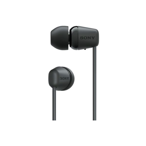 Sony WI-C100 Headset Draadloos In-ear Oproepen/muziek Bluetooth Zwart (WIC100B.CE7)