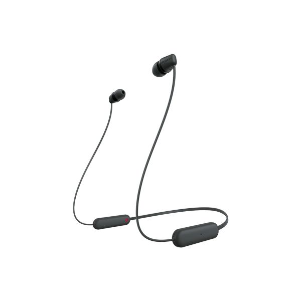 Sony WI-C100 Headset Draadloos In-ear Oproepen/muziek Bluetooth Zwart (WIC100B.CE7)