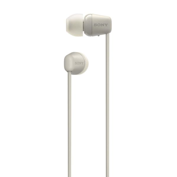 Sony WI-C100 Headset Draadloos In-ear Oproepen/muziek Bluetooth Beige (WIC100C.CE7)