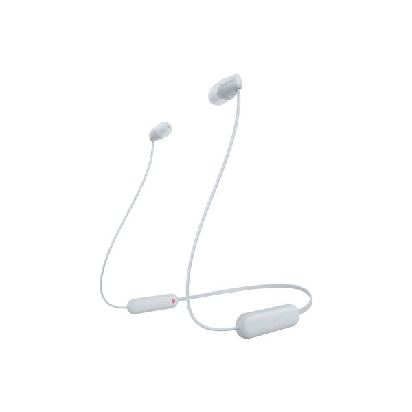 Sony WI-C100 Headset Draadloos In-ear Oproepen/muziek Bluetooth Wit (WIC100W.CE7)