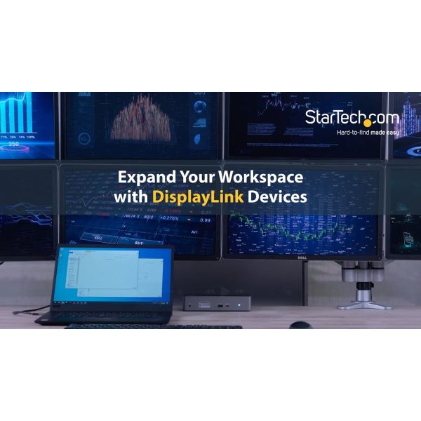 StarTech.com USB C Docking Station, Dual 4K 60Hz HDMI compatibel met Macbook Pro (M1/M2/M3/M4) en Windows, USB-A/USB-C 10Gbps Hub, 100W Power Delivery, GbE, SD, 56cm Kabel (102B-USBC-MULTIPORT)