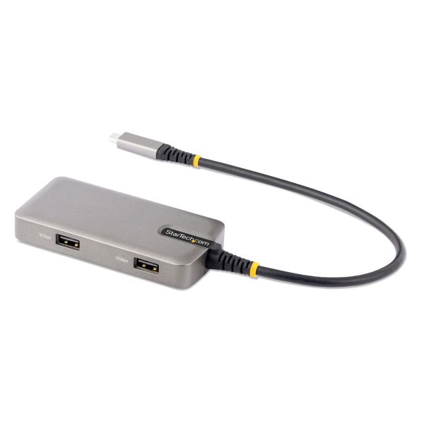 StarTech.com USB-C Multiport Adapter, 4K 60Hz HDMI, HDR - 2-Port 5Gbps USB 3.0 Hub, 100W Power Delivery Pass-Through, GbE, USB Type C Mini Docking Station, Windows/macOS/ChromeOS (103B-USBC-MULTIPORT)