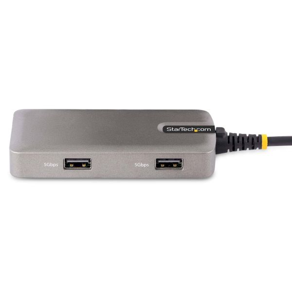 StarTech.com USB-C Multiport Adapter, 4K 60Hz HDMI, HDR - 2-Port 5Gbps USB 3.0 Hub, 100W Power Delivery Pass-Through, GbE, USB Type C Mini Docking Station, Windows/macOS/ChromeOS (103B-USBC-MULTIPORT)