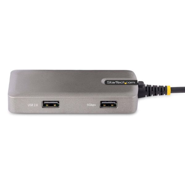 StarTech.com USB-C Multiport Adapter, 4K 60Hz HDMI w/HDR, 3-Port USB Hub, 100W Power Delivery Pass-Through, USB Type C Mini Docking Station, Windows/macOS/ChromeOS/iPadOS/Android (104B-USBC-MULTIPORT)