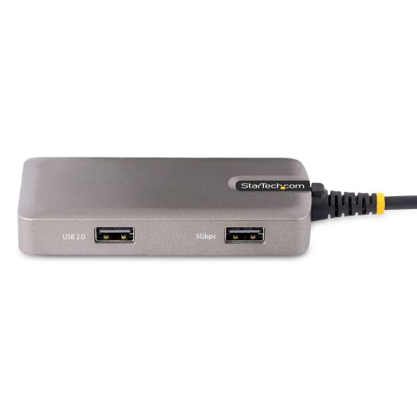 StarTech.com USB-C Multiport Adapter, 4K 60Hz HDMI w/HDR, 3-Port USB Hub, 100W Power Delivery Pass-Through, USB Type C Mini Docking Station, Windows/macOS/ChromeOS/iPadOS/Android (104B-USBC-MULTIPORT)