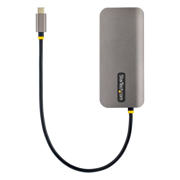 StarTech.com USB C Multiport Adapter, 4K 60Hz HDMI Video, 3 Port 5Gbps USB-A Hub, 100W USB Power Delivery Pass-Through, GbE, SD/MicroSD, 30cm Kabel, Travel Dock, Laptop Docking Station (115B-USBC-MULTIPORT)