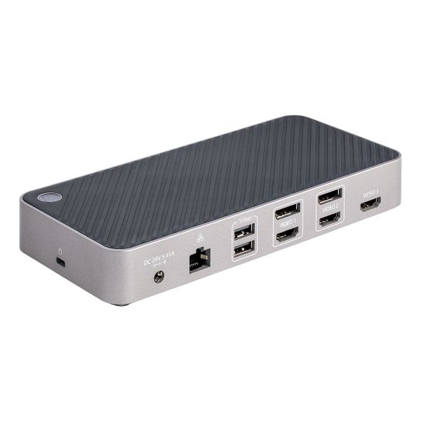 StarTech.com USB-C Triple Monitor Docking Station - HDMI/DP Triple 4k USB-C Dock - 5x USB Hub - GbE - 100W PD - Universeel Multi Monitor Docking Station - Thunderbolt 3/4 Compatibel (116E-USBC-DOCK)