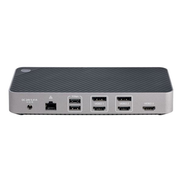 StarTech.com USB-C Triple Monitor Docking Station - HDMI/DP Triple 4k USB-C Dock - 5x USB Hub - GbE - 100W PD - Universeel Multi Monitor Docking Station - Thunderbolt 3/4 Compatibel (116E-USBC-DOCK)