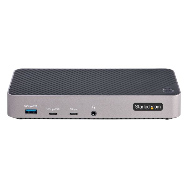 StarTech.com USB-C Triple Monitor Docking Station - HDMI/DP Triple 4k USB-C Dock - 5x USB Hub - GbE - 100W PD - Universeel Multi Monitor Docking Station - Thunderbolt 3/4 Compatibel (116E-USBC-DOCK)