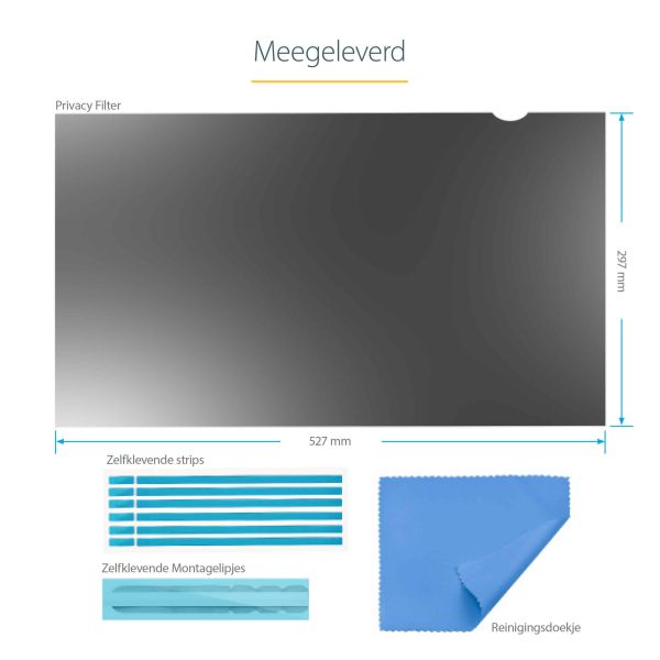 StarTech.com Monitor Privacy Filter voor 23,8" PC Scherm - Privacy Film voor Computerscherm - Schermbeveiliger met +/- 30° Kijkhoek en Reductie Blauw Licht - 16:9 Widescreen - Mat/Glanzend (21050-PC-SERIAL-CARD)