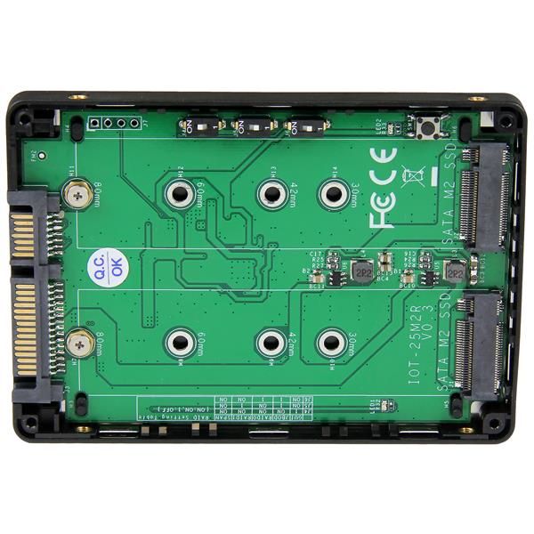 StarTech.com Dubbele M.2 NGFF SATA adapter met RAID (25S22M2NGFFR)