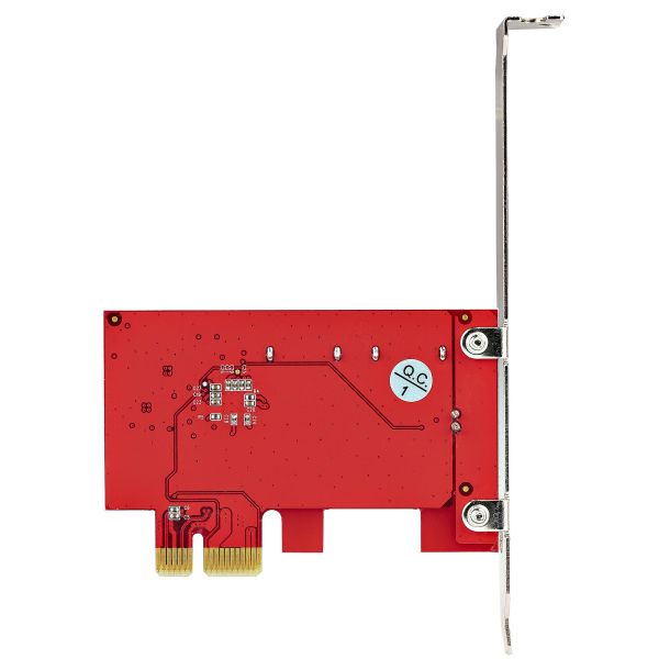StarTech.com SATA PCIe Kaart, 2 Port PCIe SATA Uitbreidingskaart, 6Gbps, Full/Low Profile, PCI Express naar SATA Adapter/Controller, ASM1061 Non-Raid, PCIe naar SATA Converter (2P6G-PCIE-SATA-CARD)