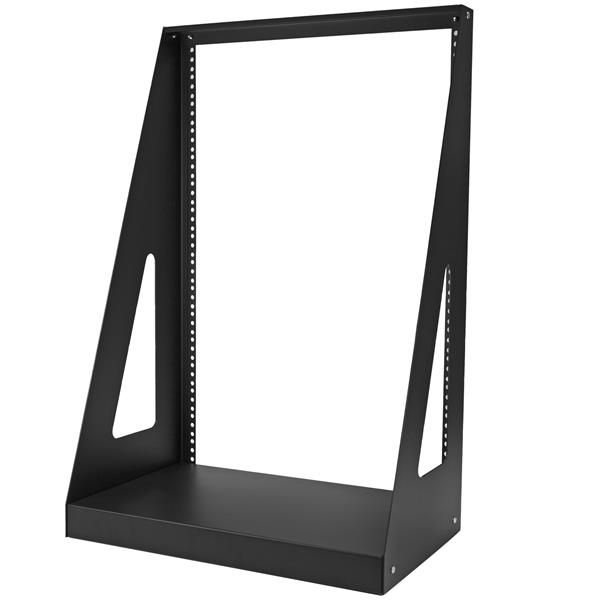StarTech.com 16U 2-Post Open Frame Desktop Server Rack, 19in Compact Vrijstaand IT Rack met 160kg Draagkracht (2POSTRACK16) StarTech.com 16U 2-Post Open Frame Desktop Server Rack, 19in Compact Vrijstaand IT Rack met 160kg Draagkracht
