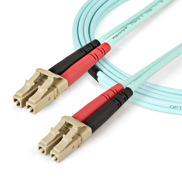 StarTech.com 2m LC/UPC naar LC/UPC OM4 Multimode Glasvezel Netwerkkabel, 50/125µm LOMMF/VCSEL Zipcord Fiber, 100G Netwerken, Low Insertion Loss, LSZH Fiber Patch Kabel (450FBLCLC2) StarTech.com 2m LC/UPC naar LC/UPC OM4 Multimode Glasvezel Netwerkkabel, 50/125µm LOMMF/VCSEL Zipcord Fiber, 100G Netwerken, Low Insertion Loss, LSZH Fiber Patch Kabel (450FBLCLC2)