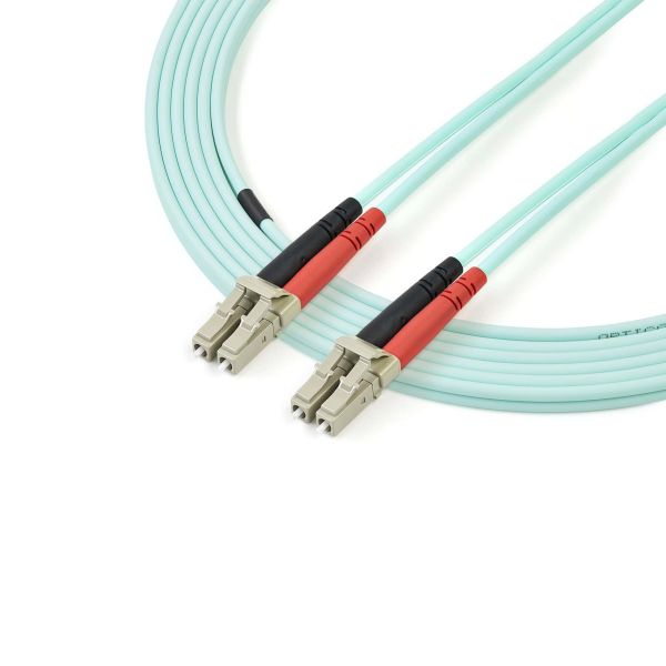 StarTech.com 3m LC/UPC naar LC/UPC OM4 Multimode Glasvezel Netwerkkabel, 50/125µm LOMMF/VCSEL Zipcord Fiber, 100G Netwerken, Low Insertion Loss, LSZH Fiber Patch Kabel (450FBLCLC3) StarTech.com 3m LC/UPC naar LC/UPC OM4 Multimode Glasvezel Netwerkkabel, 50/125µm LOMMF/VCSEL Zipcord Fiber, 100G Netwerken, Low Insertion Loss, LSZH Fiber Patch Kabel (450FBLCLC3)