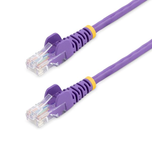 StarTech.com Cat5e Ethernet netwerkkabel met snagless RJ45 connectors UTP kabel 10m paars (45PAT10MPL)