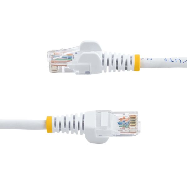 StarTech.com Cat5e Ethernet netwerkkabel met snagless RJ45 connectors UTP kabel 10m wit (45PAT10MWH)