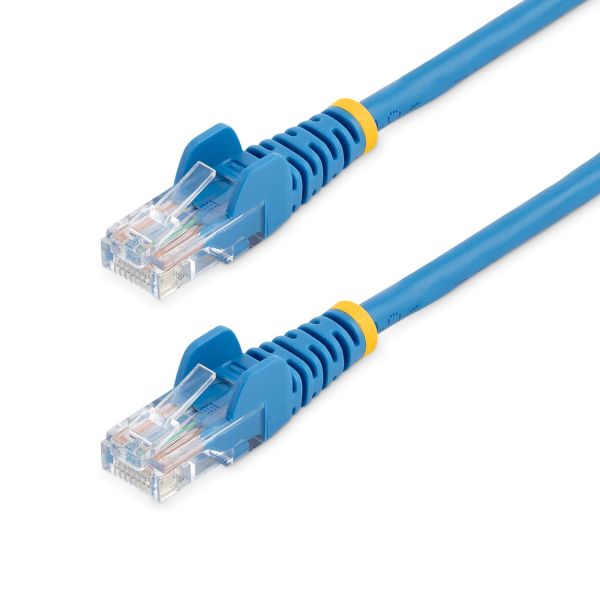 StarTech.com Cat5e Ethernet netwerkkabel met snagless RJ45 connectors UTP kabel 0,5m blauw (45PAT50CMBL)