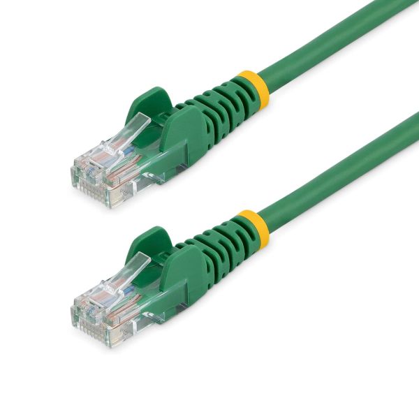 StarTech.com Cat5e Ethernet netwerkkabel met snagless RJ45 connectors UTP kabel 0,5m groen (45PAT50CMGN) StarTech.com Cat5e Ethernet netwerkkabel met snagless RJ45 connectors UTP kabel 0,5m groen (45PAT50CMGN)