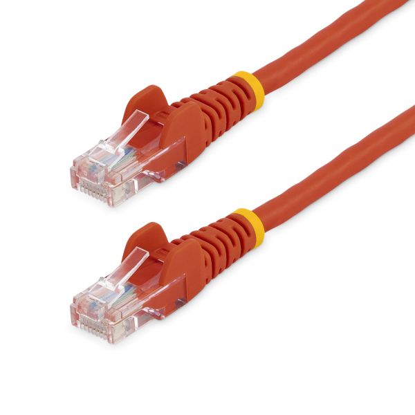 StarTech.com Cat5e Ethernet netwerkkabel met snagless RJ45 connectors UTP kabel 0,5m rood (45PAT50CMRD) StarTech.com Cat5e Ethernet netwerkkabel met snagless RJ45 connectors UTP kabel 0,5m rood (45PAT50CMRD)