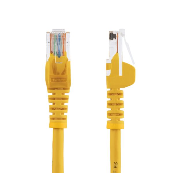 StarTech.com Cat5e Ethernet netwerkkabel met snagless RJ45 connectors UTP kabel 0,5m geel (45PAT50CMYL)