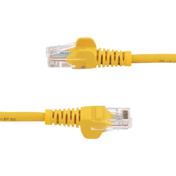StarTech.com Cat5e Ethernet netwerkkabel met snagless RJ45 connectors UTP kabel 0,5m geel (45PAT50CMYL)